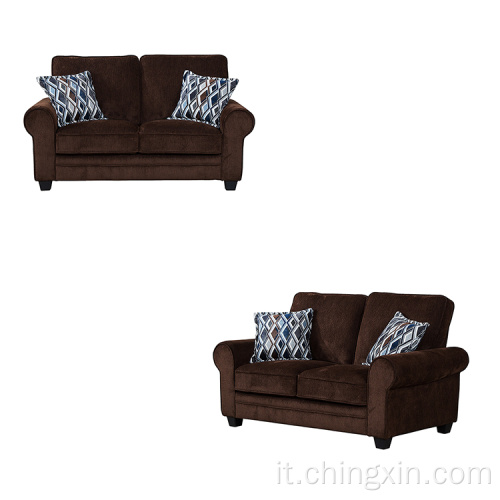 Set di divano contemporaneo divano a due posti divano